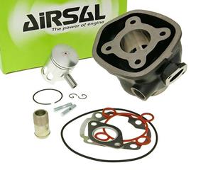 Airsal Cilinderkit  Sport 49,2cc 40mm, 39,2mm Gietijzer voor Minarelli LC