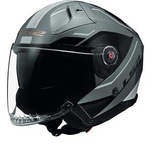 LS2 OF603 Infinity II Veyron Glossy Grey White 06 Jet Helmet