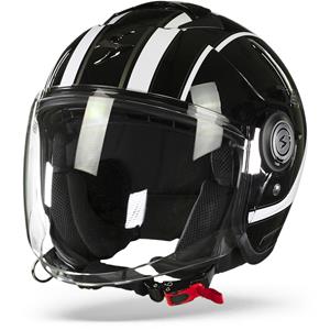 Scorpion EXO-City Scoot Metal Black-White Jet Helmet