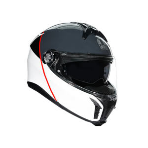 AGV Tourmodular Multi Mplk Balance White Grey Red Modular Helmet