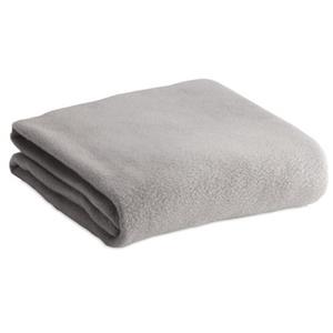 Pakket van 6x stuks fleece dekens/plaid grijs 120 x 150 cm -