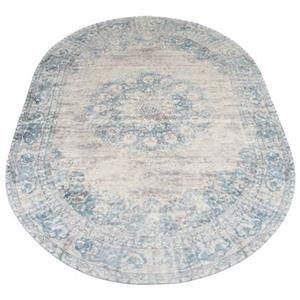 Veer Carpets - Vloerkleed Viola Blue - Ovaal 200 x 290 cm