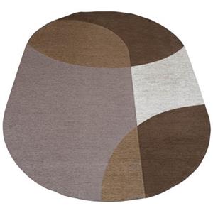 Veer Carpets - Vloerkleed Eli Brown - Ovaal 200 x 290 cm
