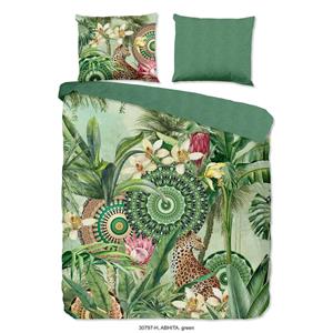 HIP Abhita dekbedovertrek - Lits-jumeaux - 240x200/220 cm - Groen