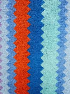 Missoni Home Handdoeken met zigzag detail - Blauw