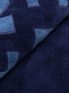 ISABEL MARANT Handdoek met logoprint - Blauw