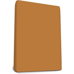 Snurky Hoeslaken Jersey interlock Cognac 80/90 x 200/210 cm