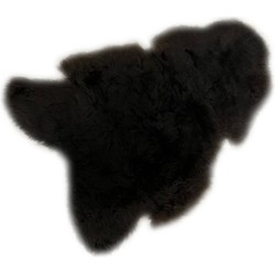 PTMD Collection PTMD Furry Black shaped sheepskin plaid