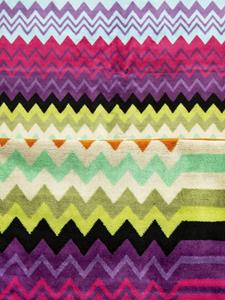 Missoni Home Handdoek met zigzag-patroon - Veelkleurig