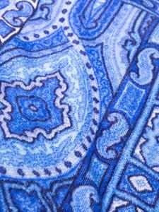 ETRO HOME Handdoek met barokprint - Blauw