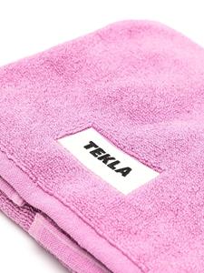 TEKLA Handdoek met logopatch - Paars