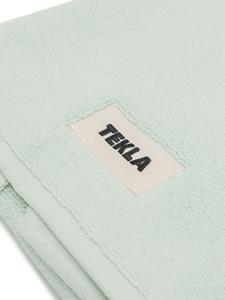 TEKLA Handdoek met logopatch - Groen
