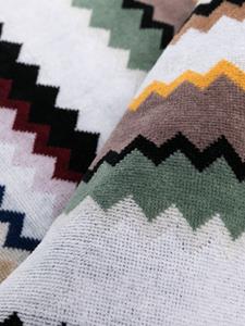 Missoni Home Handdoek met zigzag-print - Grijs