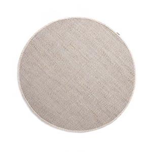 Nordic Weavers Rond wollen vloerkleed Lett - wit/beige - 120 cm rond -