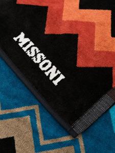 Missoni Home Handdoek met zigzag patroon - Oranje