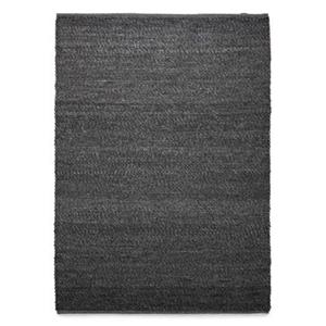 Nordic Weavers Wollen vloerkleed Lett - donkergrijs - 200x290 cm -