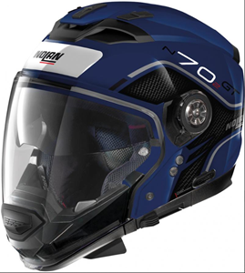 Nolan N70-2 Gt Flywheel 55 Flat Cayman Blue Multi Helmet