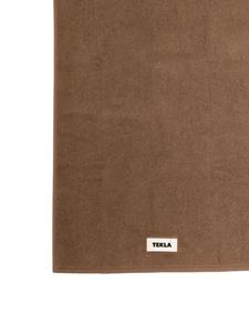 TEKLA Handdoek met logopatch - Bruin