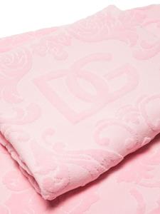 Dolce & Gabbana set handdoek met logo jacquard - Roze