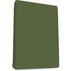 Snurky Hoeslaken Mako Jersey de luxe Groen 100/120 x 200/220 cm