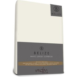 Snurky Hoeslaken Belize Mako Jersey Creme 90 x 200/220 cm