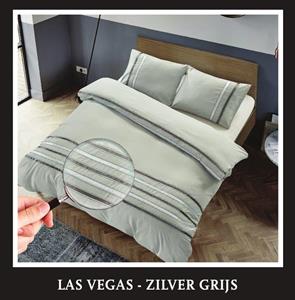 The Luxury Home Collection Hotel Home Collection - Dekbedovertrek - Las Vegas - Zilver Grijs