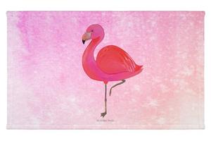 Mr. & Mrs. Panda Handtuch Flamingo classic - Aquarell Pink - Geschenk, Sport Handtuch, Reisehan, (1-St)