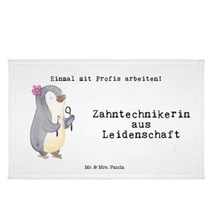 Mr. & Mrs. Panda Handtuch Zahntechnikerin aus Leidenschaft - Weiß - Geschenk, Kinder Handtuch, (1-St)