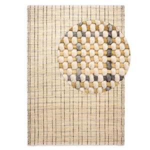 Nordic Weavers Wollen vloerkleed - Verdal crÃ¨me|groen - 160x230 cm -