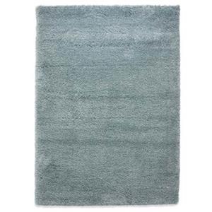 Tapeso Hoogpolig vloerkleed - Cozy Shaggy - lichtblauw - 280x380 cm -