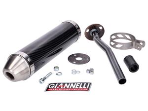 Giannelli Einddemper  Carbon voor Yamaha DT 50 R 98-03, MBK X-Limet 98-03