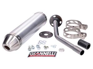 Giannelli Einddemper  Aluminium voor Fantic Motor 50M, 50MR, 50E, 50ER, 50ES 2T 13-16