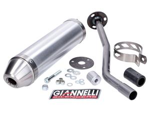 Giannelli Einddemper  Aluminium voor Derbi Senda R 50 99-09, DRD Edition 50 SM 03-07