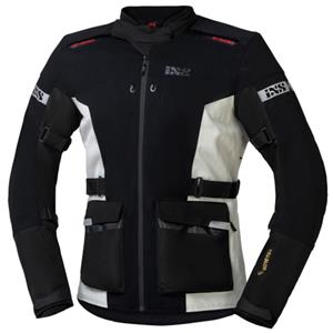IXS Tour Jacket Horizon-GTX, Gore-Tex motorjas heren, Zwart Wit