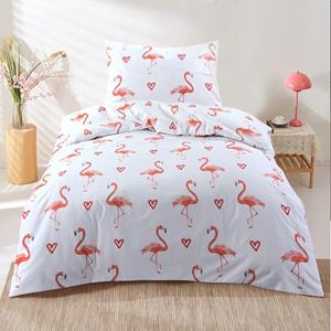 SlaapTextiel Kinderdekbedovertrek Flamingo