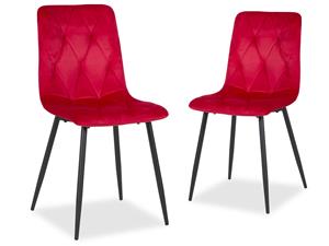 Mobistoxx Set van 4 stoelen DEMOLOS rood