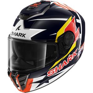 SHARK Spartan RS Replica Zarco Austin, Integraalhelm, Blauw-Rood-Wit BRW