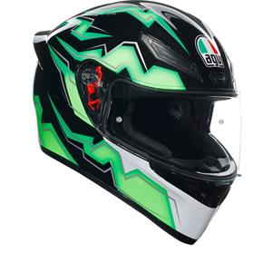 AGV K1 S E2206 Kripton Zwart Groen 007 Integraalhelm