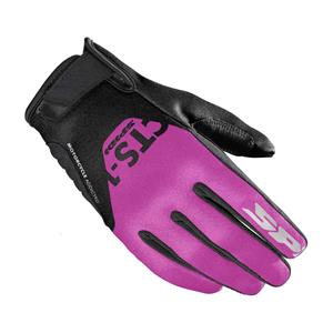 Spidi CTS-1 Lady Schwarz Fucsia Motorcycle Handschuhe Größe