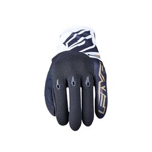 Five E3 Evo Weiß Schwarz Gold Handschuhe Größe