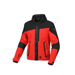 Macna Riggor Red Black Jackets Textile Waterproof