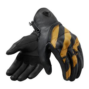 REV'IT! Gloves Redhill Black Ocher Yellow