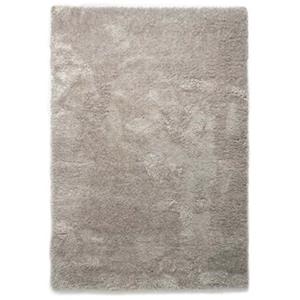 Tapeso Hoogpolig vloerkleed velours Posh - lichtzilver - 80x150 cm