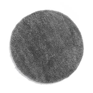 Tapeso Rond hoogpolig vloerkleed - Cozy Shaggy - grijs - 120 cm rond