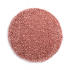 Tapeso Rond hoogpolig vloerkleed - Cozy Shaggy - roze - 240 cm rond