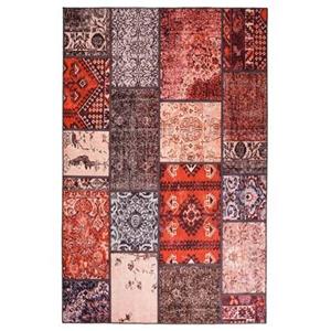 Heritaged Patchwork vloerkleed - Fade No.1 rood|multi - 230x330 cm -