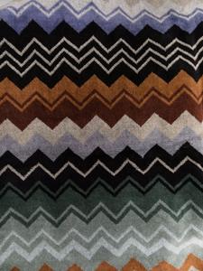 Missoni Home Handdoekenset met zigzag patroon - Groen