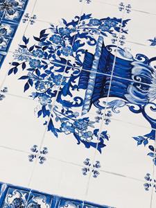 Dolce & Gabbana Deken met bloemenprint - Blauw