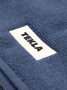 TEKLA Handdoek met logopatch - Blauw