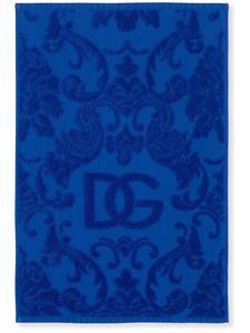 Dolce & Gabbana Set van vijf handdoeken met jacquard - Blauw